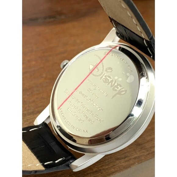 Disney Eeyore Women\'s Watch White Dial Quartz 35mm Black Leather Strap XWA4404 main image 4